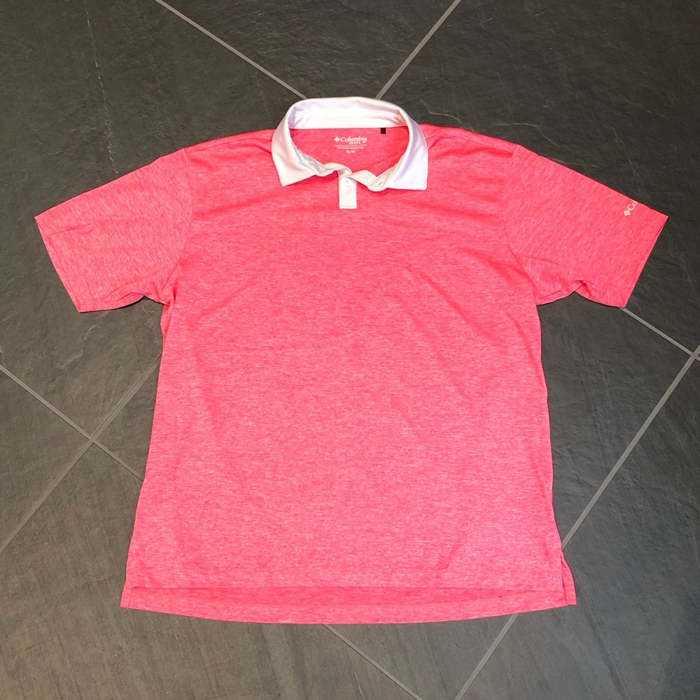 Columbia Golf Shirt Men’s XL Pink